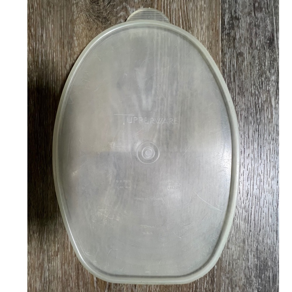 Vintage Plastic Tupperware Replacement Lid Seal ONLY 488 Poultry Ham Keeper